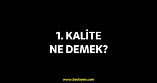 1. kalite embriyo ne demek