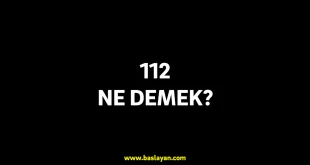 112 ne demek