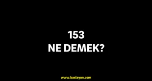 153 ne demek