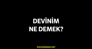 devinim ne demek